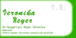 veronika meyer business card